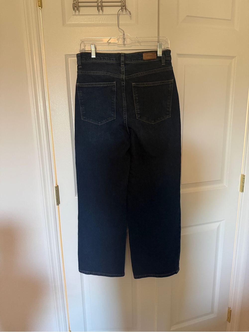 DL1961 Karmine Wide-Leg High-Rise Jeans in Dark Sea - size 27 - Picture 7 of 11